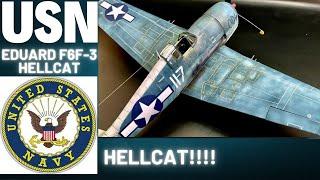 Eduard 1/48 F6F-3 Hellcat. Part Two. Main Build