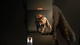 WOW!!!!! #ai #lion #video #redfox #shortvideo #elephant #tiger #bear