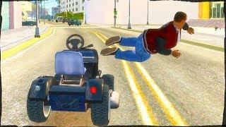 GTA Sa with Euphoria Physics Ragdolls | Grand Theft Auto IV San Andreas Gameplay