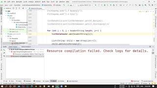 fix, Resource compilation failed  Check logs for details in Android Studio