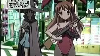 Mikuru shoots Ak-47