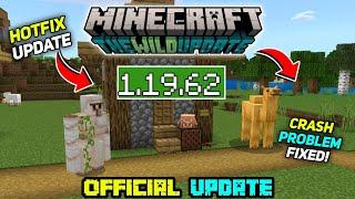 Minecraft Pe 1.19.62 Official Version Released | Minecraft 1.19.62 Hotfix Update!