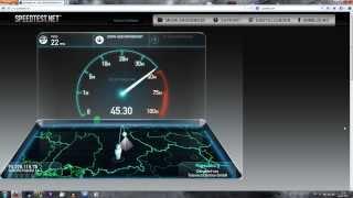 Geschwindigkeitsvergleich VDSL 50.000 vs. DSL 2000 - Ping - MB/S - Upload - Download