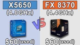 Xeon X5650 (4.0GHz) OC vs FX 8370 (4.4GHz) OC | GTX 1060 6GB | New Games Benchmarks