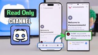 How to Make a Read Only Channel on Discord! [Rules & Announcement]