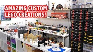 Tour the Studio of a Professional LEGO Artist