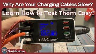 How to Test Your Charging Cables EASY!  (Slow Charging?)