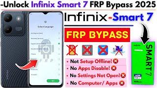 Unlock INFINIX Smart 7 Frp Bypass 2025 Without PC -Infinix X6516 Frp Google Account ID 100% Working!