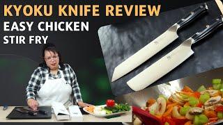 Kyoku Knife Review: Boost Your Chicken Stir Fry Game!