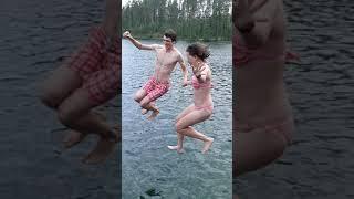 extreme jumping Прыжок с пирса в воду