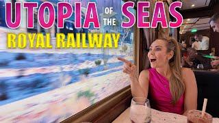 We Took a TRAIN on a CRUISE! Utopia of the Seas Royal Railway 2024 | Cruise Vlog