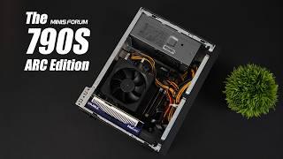 MINISFORUM 790S ARC Edition! The FASTEST LP ARC A380 Mini Gaming PC