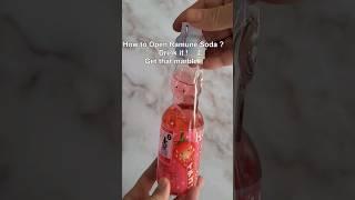 How To Open A Ramune Japanese Marble Soda!