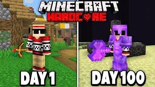 I Survived 100 Days in Hardcore Minecraft.. Here's What Happened