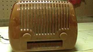 1951 Vintage Portable Airline Radio, Model 05GSE-1066