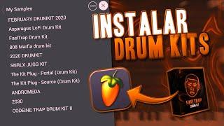 COMO INSTALAR DRUM KITS NO FL STUDIO MOBILE!!