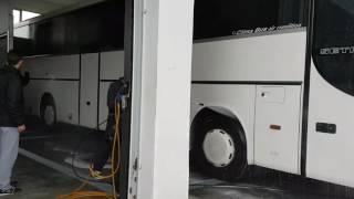 Setra bus washed at VIP Luxury Car Care