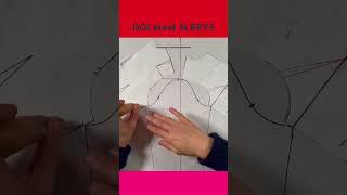 Dolman sleeve tutorial  #drafting #beginner #sleeve