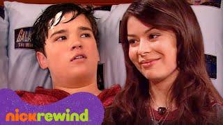 Carly & Freddie's First Time Dating  | iCarly's "iSaved Your Life" in 10 Minutes | NickRewind