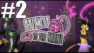 Stick It To The Man Walkthrough Part 1 Chapters 4 No Commentary Gameplay Lets Play Review