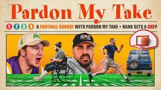 A Football Sunday With Pardon My Take + Hank Gets A Cat? PMT Doc Episode 4