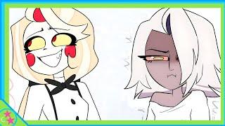 Charlie & Vaggie's Awkward Freakout | Hazbin Hotel Comic Dub