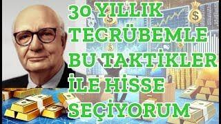 30 yıl tecrübeli ve lisanslı borsacı Erhan Bey'in taktikleri