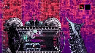 Axiom Verge final boss low% (no damage/health upgrade 13% items)