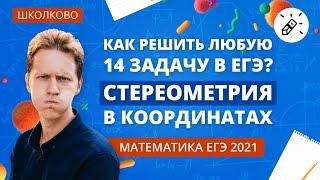 Стереометрия в координатах! Как решить любую 14ю из ЕГЭ по математике. Запуск нового курса