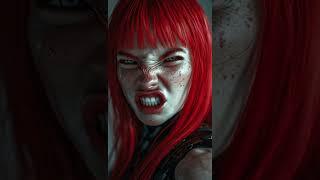 angry red head robot #shorts - https://www.fanvue.com/cyber-crush-333
