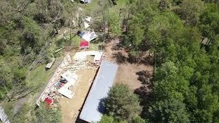 Barn Destroyed By Storm, Dryden MI, 5/16/2025