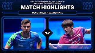 Darko Jorgic vs Shunsuke Togami | MS QF | #WTTLjubljana 2025