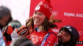 Petra Vlhová Peking Slalom 2.kolo Zlato Gold 9.2.2022, Ciel' Full HD,,, sky net