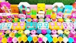 6 Minutes Satisfying with Unboxing Hello Kitty Kitchen PlaySet | Miniature Cooking Kitchen Set ASMR