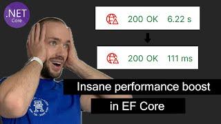 Insane performance boost in EF core using bulk operations