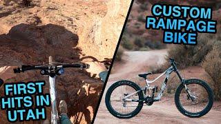 RAMPAGE BIKE BUILD AND FIRST HITS!!!