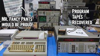 HP 9825 Repair Part 15: Running original HP test equipment checkout software