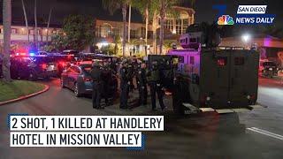 Tue. March 4 | Mission Valley hotel shooting leaves 1 dead, another injured | NBC 7 San Diego