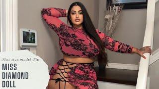 Miss Diamond Doll  Glamorous Plus Size Curvy Fashion Model - Biography, Wiki, Lifestyle, Net Worth