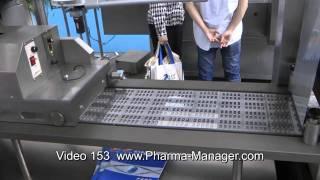 Blister Packaging Machine, blister packaging of tablets. Video 153 www.Pharma-Manager.com