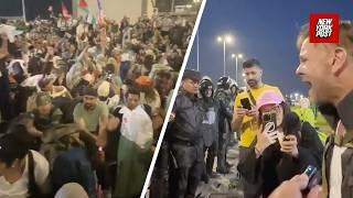 Woke mob marching to Gaza clashes with Egyptian authorities