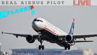 Real Airbus Captain flies X-Plane 12 | Toliss A321 | First Look