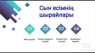 Сын есімнің шырайлары| Сен есімнің неше шырайы бар? #сынесім #сынесімніңшырайлары