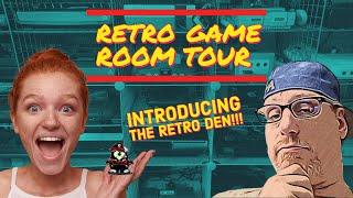 A Tour of My Game Room!! The Retro Den