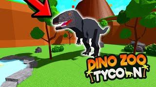 КУПИЛ ТИРЕКСА ДЛЯ СВОЕГО ЗООПАРКА! DINOSAUR ZOO TYCOON ROBLOX!