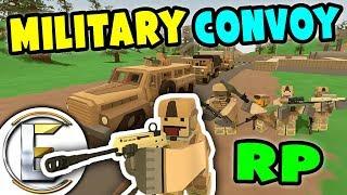 MILITARY CONVOY ROLEPLAY | Protect the convoy at all costs (Unturned RP)