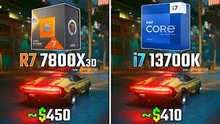 RYZEN 7 7800X3D vs INTEL i7-13700K | Test in 6 Games