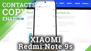 How to Copy Contacts on Xiaomi Redmi Note 9S – Transfer Contacts from SIM Card to Phone Memory