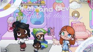 .|•|Delilah and Devons first day of daycare!|•|.|•|Gone wrong |•|.