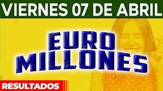 Resultado del sorteo Euromillones del Viernes 7 de Abril del 2023. 